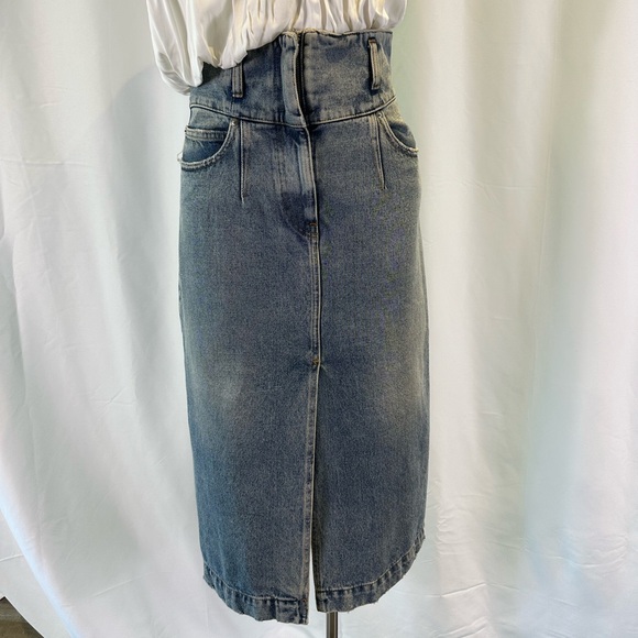 IRO LATALA belted midi skirt